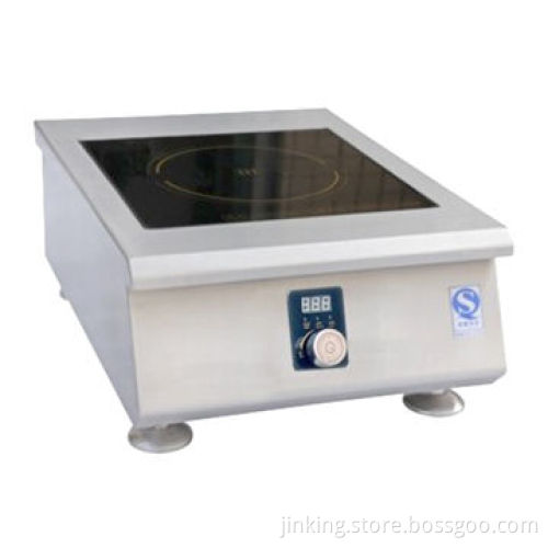 35,000W Induction Cooker, Plate Burner, LED Display with Timer, Made of 304# Stainless Steel Cabinet